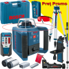 BOSCH GRL 300 HV Nivela laser rotativa (300 m) + BT 160 Trepied  + GR 240 Rigla