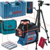 BOSCH GLL 3-80 + BT 150 Nivela laser cu linii (30 m) + Valiza + Stativ + LR 6 Receptor