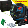 BOSCH GCL 2-50 G + RM 10 Nivela laser verde cu linii (20 m) + Suport professional