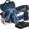 BOSCH  GHO 12V-20 Rindea cu 2 acumulatori Li-Ion, 2Ah + Incarcator rapid de 4Ah GAL12V-40 + Geanta textil