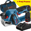 BOSCH  GHO 12V-20 Rindea cu 2 acumulatori Li-Ion, 2Ah + Incarcator rapid de 4Ah GAL12V-40 + Geanta textil