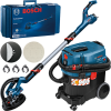 BOSCH GTR 550 Slefuitor pentru pereti/tavan/gips-carton + GAS 35 L SFC+ Aspirator universal 1200 W