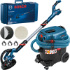 BOSCH GTR 550 Slefuitor pentru pereti/tavan/gips-carton + GAS 35 M AFC Aspirator universal 1200 W cu furtun antistatic