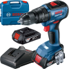 BOSCH GSB 18V-50 Masina de gaurit cu percutie brushless cu 2 acumulatori Li-Ion, 2Ah, 50Nm, cu incarcator de 2Ah GAL18V-20 in Valiza L-CASE