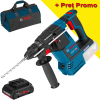 BOSCH GBH 18V-26 (SOLO) Ciocan rotopercutor brushless, Li-Ion, 2.6J +  Acumulator 4Ah ProCore (Fara incarcator!) + Geanta textil mediu