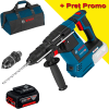 BOSCH GBH 18V-26 F (SOLO) Ciocan rotopercutor brushless, Li-Ion, 2.6J +  Acumulator 5Ah CoolPack (Fara incarcator!) + Geanta textil mediu