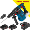 BOSCH GBH 18V-26 F (SOLO) Ciocan rotopercutor brushless, Li-Ion, 2.6J +  Set 2 acumulatori 4Ah ProCore + Incarcator