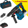 BOSCH GBH 18V-26 F (SOLO) Ciocan rotopercutor brushless, Li-Ion, 2.6J +  Acumulator 4Ah ProCore (Fara incarcator!) + Geanta textil mediu