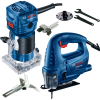 BOSCH GST 700 Ferastrau vertical 500 W + GKF 550 Masina de frezat muchii 550 W