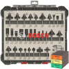 BOSCH  Set 30 freze HM tija 6 mm + Set 3 bureti abrazivi EXPERT 69x98x26 mm (dur, mediu, fin)