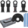 BOSCH AIZ32APIB Set 5 panze PRO MultiMaterial STARLOCK + 3 creioane tamplari + Mini L-BOXX