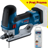 BOSCH GST 18V-125 S (SOLO) Ferastrau vertical brushless Li-Ion + Set 25 panze, fara acumulator in set