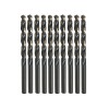 10 burghie metal HSS-G-Negru auriu 5,25x52x86 mm