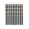 MAKITA  Set 10 burghie metal HSS-G negru auriu 5.50x57x93 mm