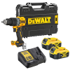 DEWALT DCD805P2T-QW Masina de gaurit cu percutie, Li-Ion, 90Nm, brushless + Valiza + 2x acumulatori Li-Ion, 18V, 5Ah + Incarcator