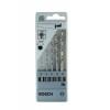 BOSCH  Caseta 5 burghie metal 2/3/4/5/6 mm tip bit 1/4