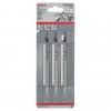 BOSCH T344DF Set 3 panze Special for Hard Wood 152 mm