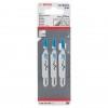 BOSCH T118GFS Set 3 panze Basic for Inox 83 mm