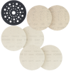 BOSCH  Set 6 foi EXPERT (slefuire fara praf) 125 mm, mixte R80/120/180 + Piesa intermediara pentru protectie talpa