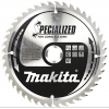 MAKITA  Disc circular lemn 165x20x44T special pentru circulare cu acu