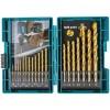 MAKITA  Caseta 19 burghie HSS-TIN pentru metal 1.5-10 mm