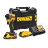 DEWALT 18v IMPACT DRIVER 2X2AH TSTAK 