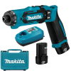 MAKITA DF012DSE Masina de insurubat cu 2 acumulatori Li-Ion, 7.2 V, 1.5Ah