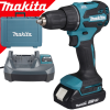 MAKITA DHP490WV Masina de gaurit cu percutie brushless, cu 1 acumulator 2Ah, Li-Ion, 18V, 65Nm