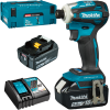 MAKITA DTD172RTJ Masina de insurubat cu impact brushless, cu 2 acumulatori Li-Ion, 18V, 5Ah, 170Nm