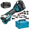 MAKITA DTM52RTJX2 Multicutter brushless, Li-ion 18V LXT, cu 2 acumulatori Li-Ion, 18V, 5Ah + Makpac