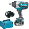 MAKITA DTW1001RTJ Masina de insurubat cu impact brushless, cu 2 acumulatori Li-Ion, 18V, 5Ah, 1050Nm