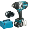 MAKITA DTW1002RTJ Masina de insurubat cu impact brushless, cu 2 acumulatori Li-Ion, 18V, 5Ah, 1000Nm