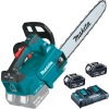 MAKITA DUC356PT2 Ferastrau cu lant brushless cu 2 acumulatori Li-Ion, 2x18V, 5Ah, lama 35 cm, grosime lant 1.1 mm, pas 3/8