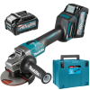 MAKITA GA005GM201 Polizor unghiular brushless, cu 2 acumulatori Li-Ion, 40V XGT, 4Ah