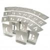 CROMWELL  Set de Poansoane - Litere 40 mm (Set de 26) STEEL STENCIL LETTERS