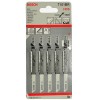 BOSCH T101BR Set 5 panze Clean for Wood 100 mm
