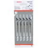 BOSCH T301CD Set 5 panze Clean for Wood 117 mm
