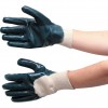 CROMWELL  Manusi captusite cu nitril H/D NITRILE P/COAT K/W GLOVE BLUE SZ.10