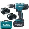 MAKITA DDF453RFE3 Masina de gaurit si insurubat cu 3 acumulatori Li-Ion, 18V, 3Ah, 42Nm