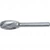 CROMWELL  York. Carbide Burr, Uncoated, Cut 6 - Double Cut, 6.3mm, Oval