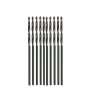 10 burghie metal HSS-G-Negru auriu 1x12x34 mm