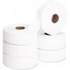 CROMWELL  Solent Cleaning. Jumbo Toilet Roll, 2 Ply, White, 6 Rolls, 400m Per Roll