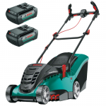 BOSCH Rotak 370 LI Masina de tuns iarba cu secera cu 2 acu 36V, 2Ah (Maner Ergo Flex)