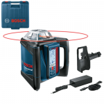 BOSCH GRL 500 H + LR 50 Nivela laser rotativa orizontal (500 m) + Receptor/telecomanda