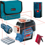 BOSCH GLL 3-80 C Nivela laser cu linii (30 m) + LR 6 Receptor