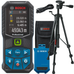 BOSCH GLM 50-27 CG Telemetru cu laser verde (50 m) + Acumulator Li-Ion, 3.7V, 1Ah + BT 150 Trepied