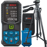 BOSCH GLM 50-27 CG Telemetru cu laser verde (50 m) + Acumulator Li-Ion, 3.7V, 1Ah + ADA DIGIT 167 Stativ pentru constructii 167 cm