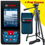 BOSCH GLM 150-27 C Telemetru cu laser (150 m) + ADA DIGIT 167 Stativ pentru constructii 167 cm