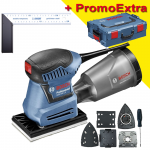 BOSCH GSS 160-1 A MULTI Slefuitor cu vibratii 180 W + L-BOXX +  Echer 400 mm UNIOR