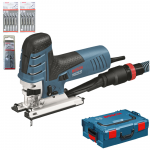 BOSCH GST 150 CE Ferastrau vertical 780 W + L-BOXX + 35 de panze